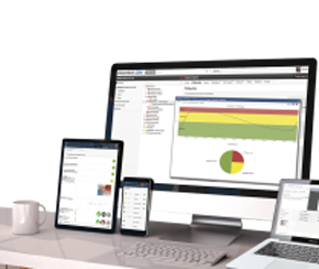 Mobil auf Tablet und Smartphone